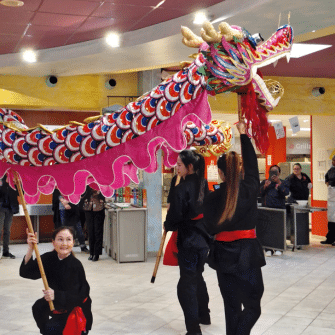 Chorégraphie dragon - Nouvel an chinois