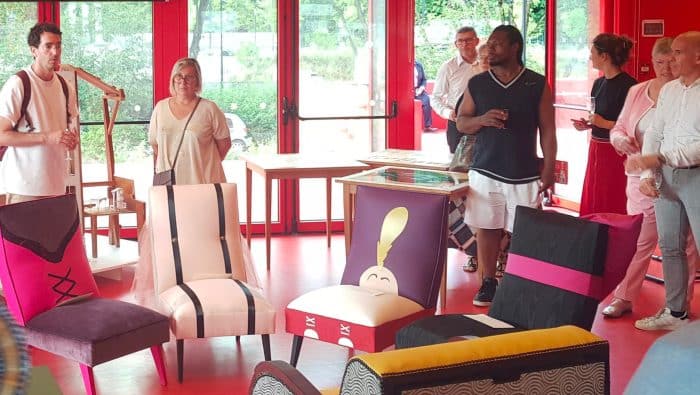 Exposition-vente "Chahut-Bahuts : la seconde vie d’un mobilier étudiant" à la résidence universitaire Jean Zay