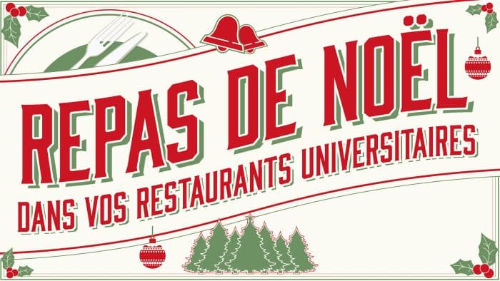 Repas de Noël dans vos restaurants universitaires