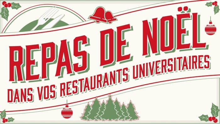 Repas de Noël dans vos restaurants universitaires