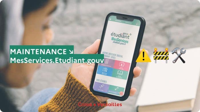 Maintenance MesServivesEtudiant