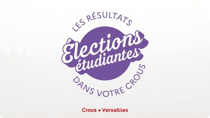 resultats des élections étudiantes au Crous de Versailles