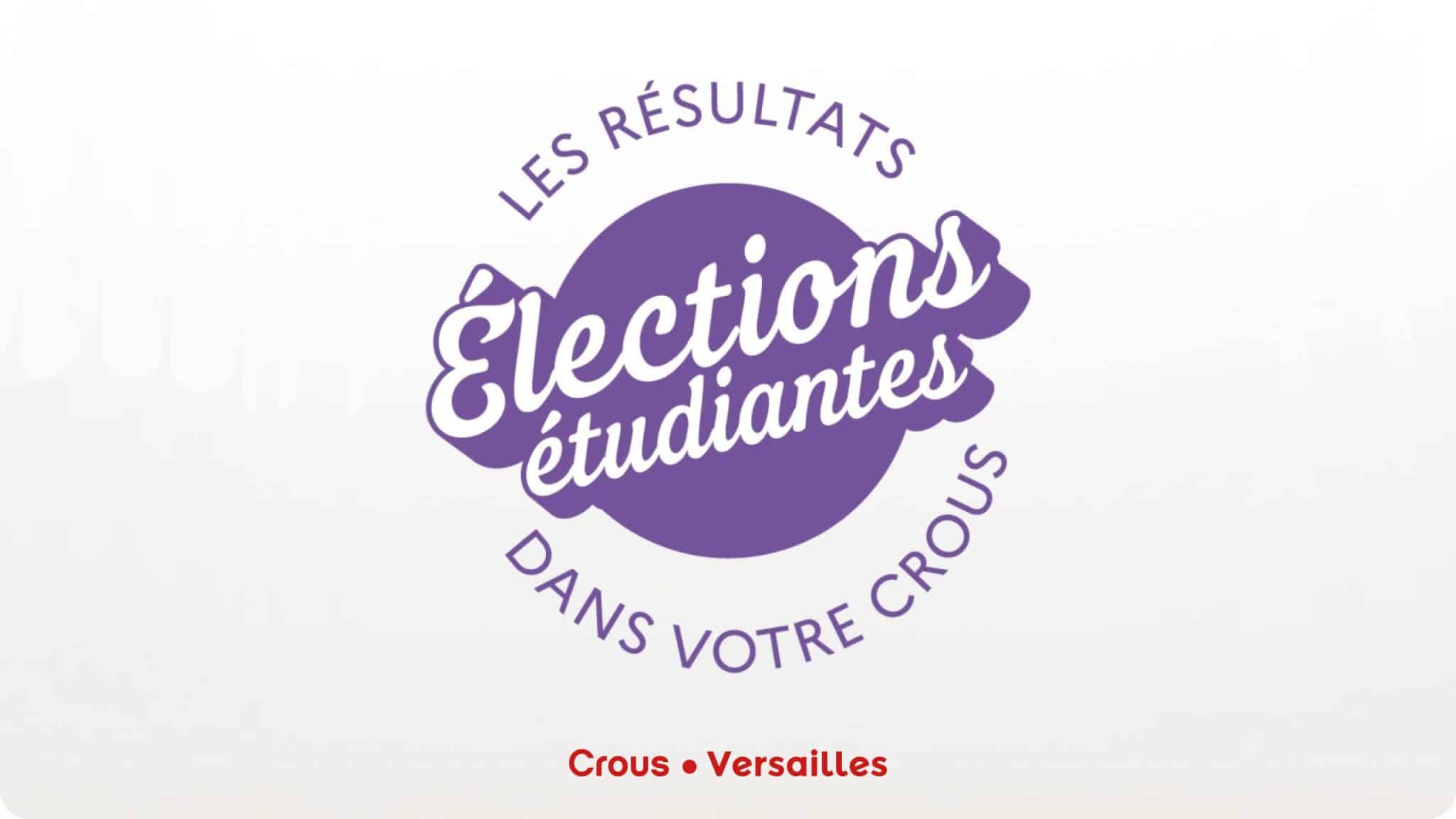 resultats des élections étudiantes au Crous de Versailles