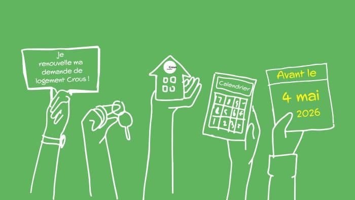 Faire son renouvellement de logement Crous avant le 4 mai 2026
